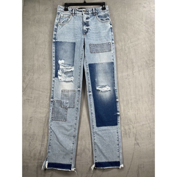SER.O.YA Denim - New Ser.o.ya Heidi Straight Leg Patch Jean